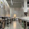 Отдел строительных материалов в магазине